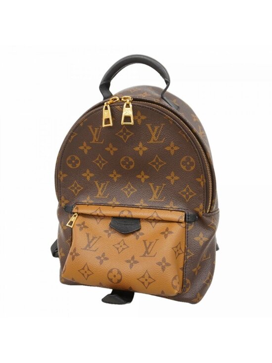Louis Vuitton Backpack Monogram Reverse Palm Springs PM Brown main image 7